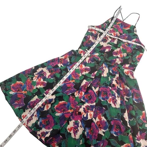 Adelyn Rae green and magenta dress size small - Picture 4 of 6